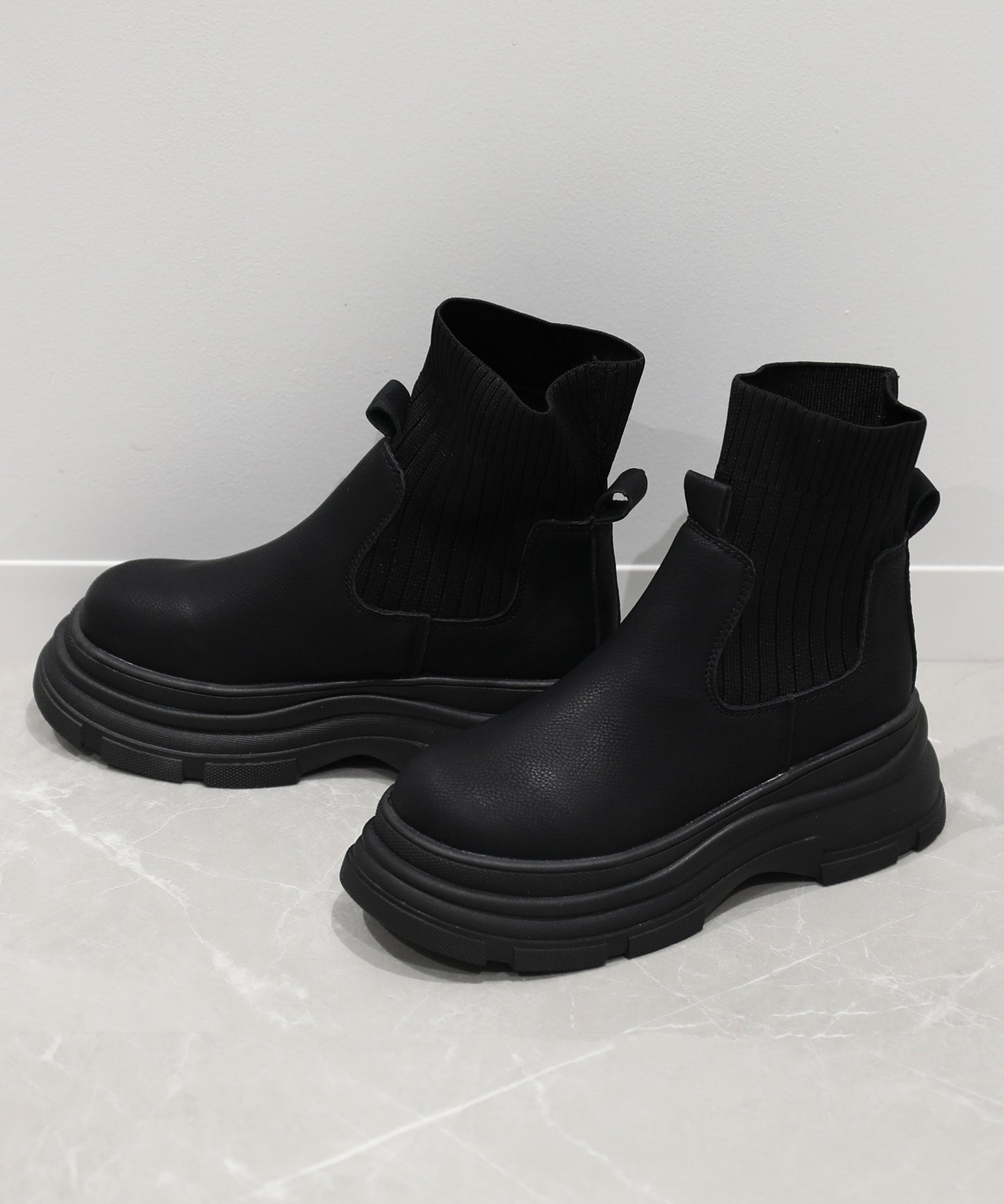【shoes365】ニットソックス　ブーツ