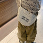 【aimoha-KIDS-】韓国子供服 ユニセックス英文字ショルダーバッグ