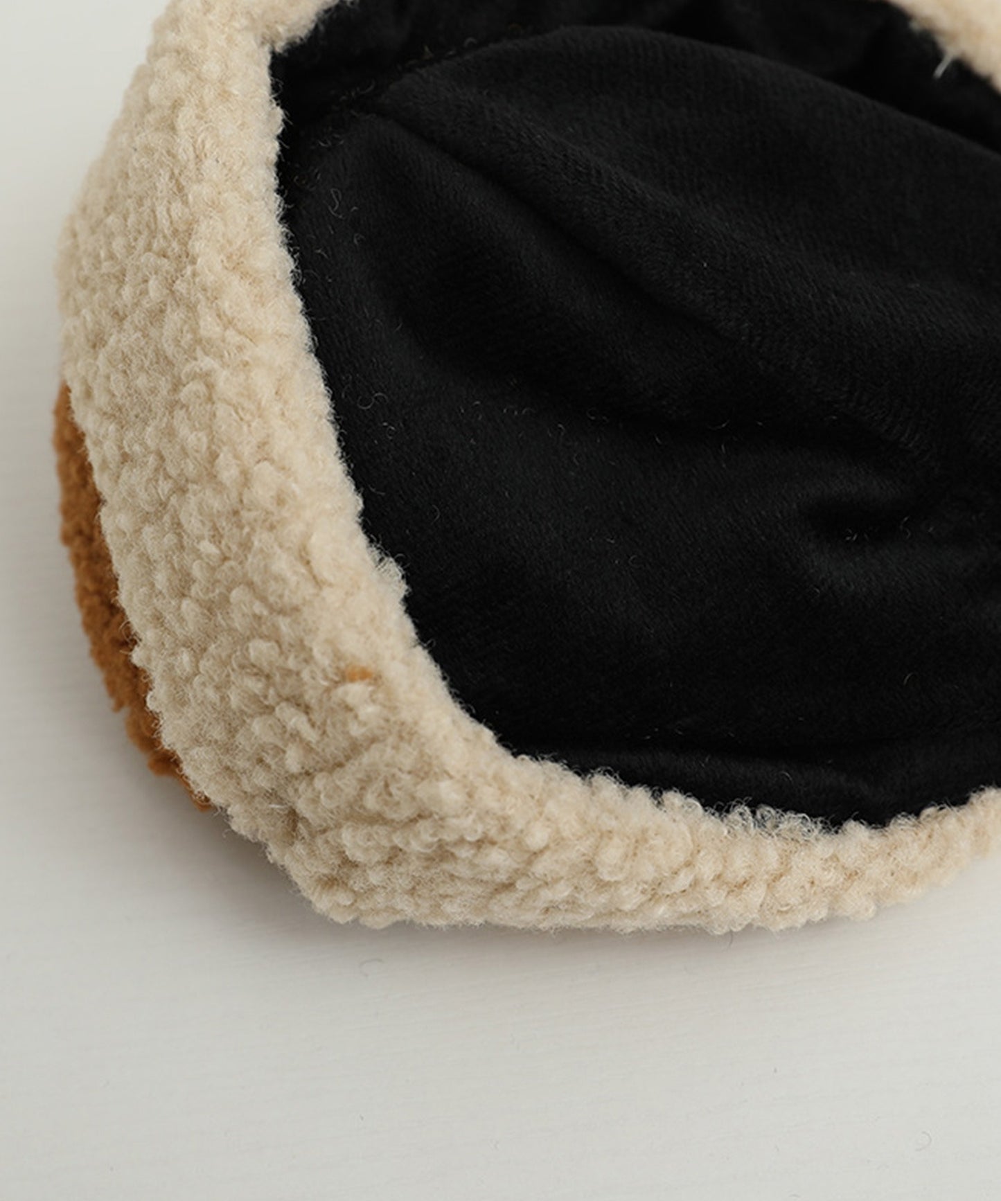 【aimoha-KIDS-】韓国子供服　かわいいクマ耳付きボア帽