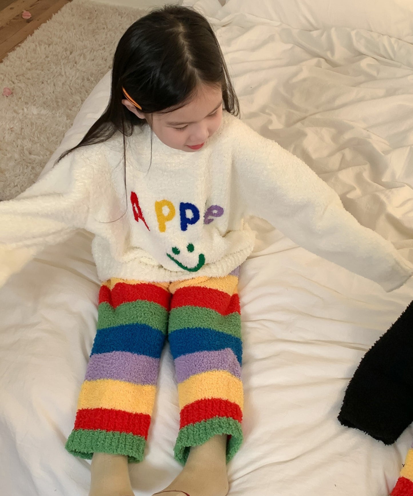 【aimoha-KIDS-】韓国子供服　モチモチパジャマセット