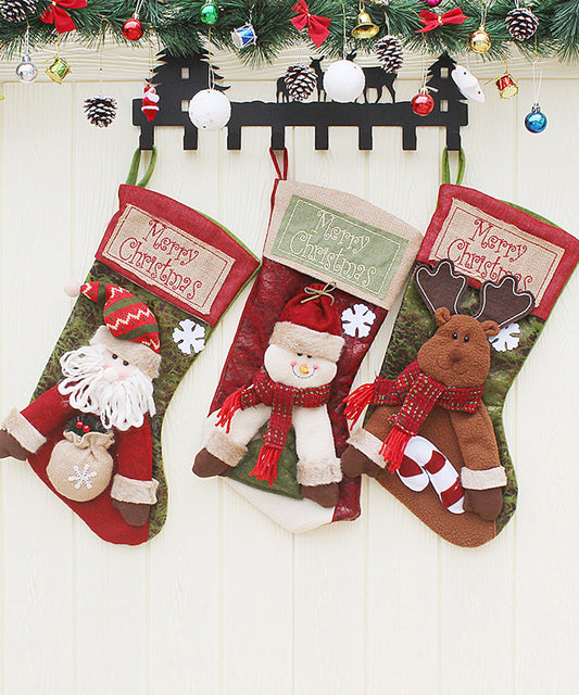 【aimoha-KIDS-】韓国子供服 クリスマス子供ギフト入れ装飾靴下