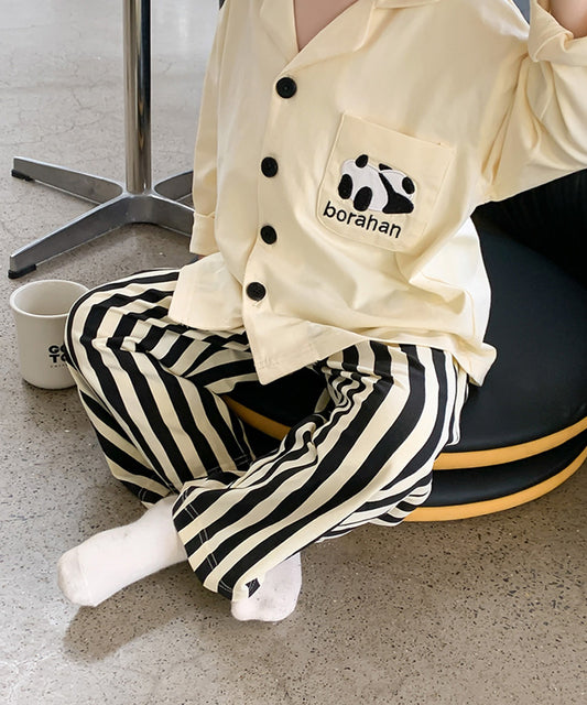 【aimoha-KIDS-】韓国子供服　ルームウェアパジャマ 上下2点セット