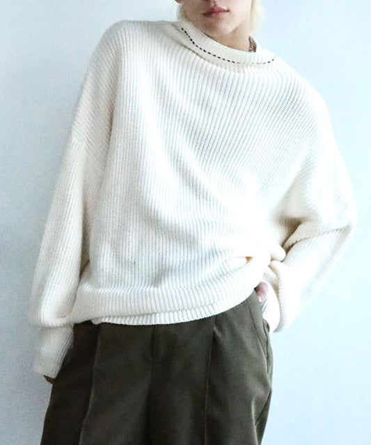 【aimoha Men's 】バルーンスリーブセーター