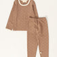 【aimoha-KIDS-】韓国子供服　ストレッチルームウェアパジャマ 上下2点セット