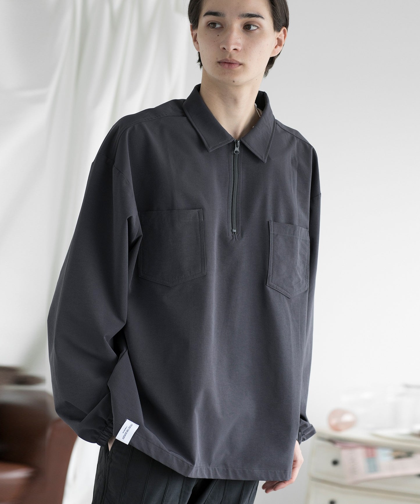 【aimoha MEN】FUNCTIONAL CPO SHIRT ファンクショナルCPOシャツ吸水速乾