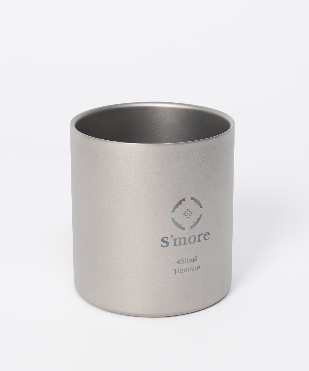 【S'more / Titanium cup double 】二重構造 チタンカップ