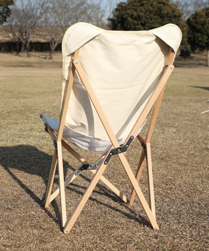 【 S'more Woodi pack chair 】ウッディーパックチェア ブナ材 木製キャンバスチェア