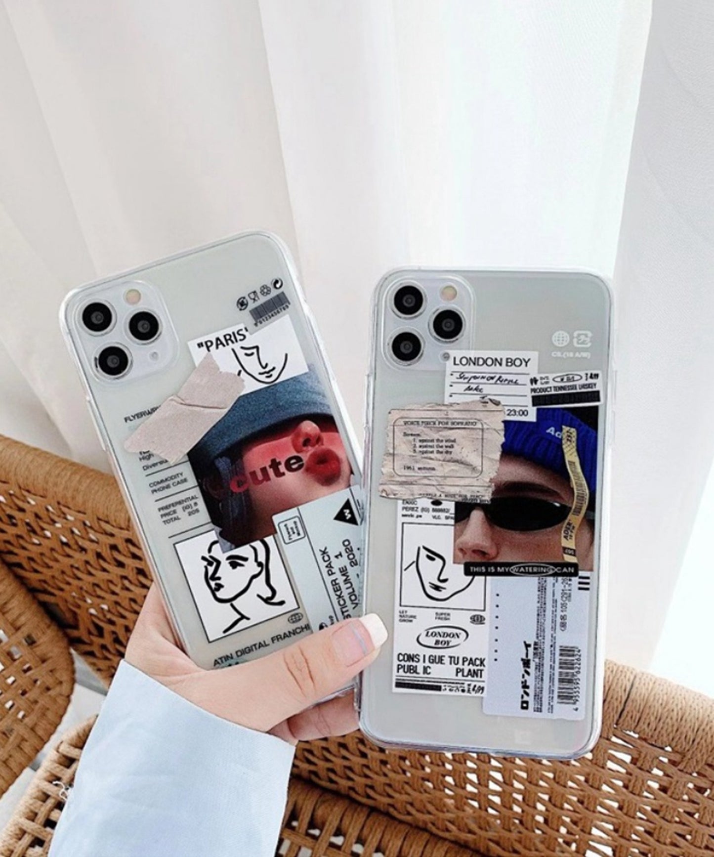 韓国風デザインiPhoneケース