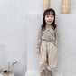【aimoha-KIDS-】 韓国子供服コーデュロイ素材裾絞りパンツ