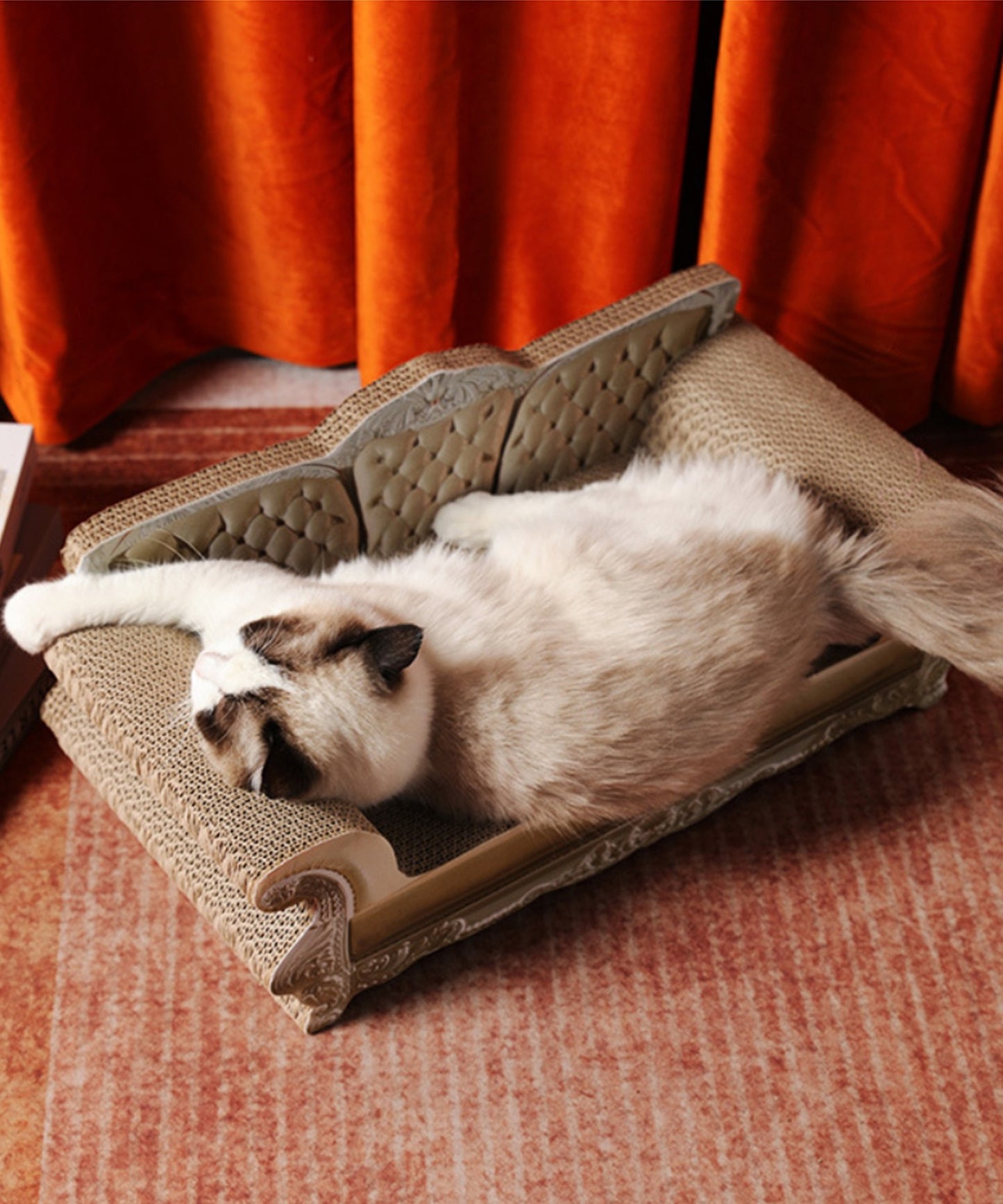 猫用爪とぎ高級ソファー型