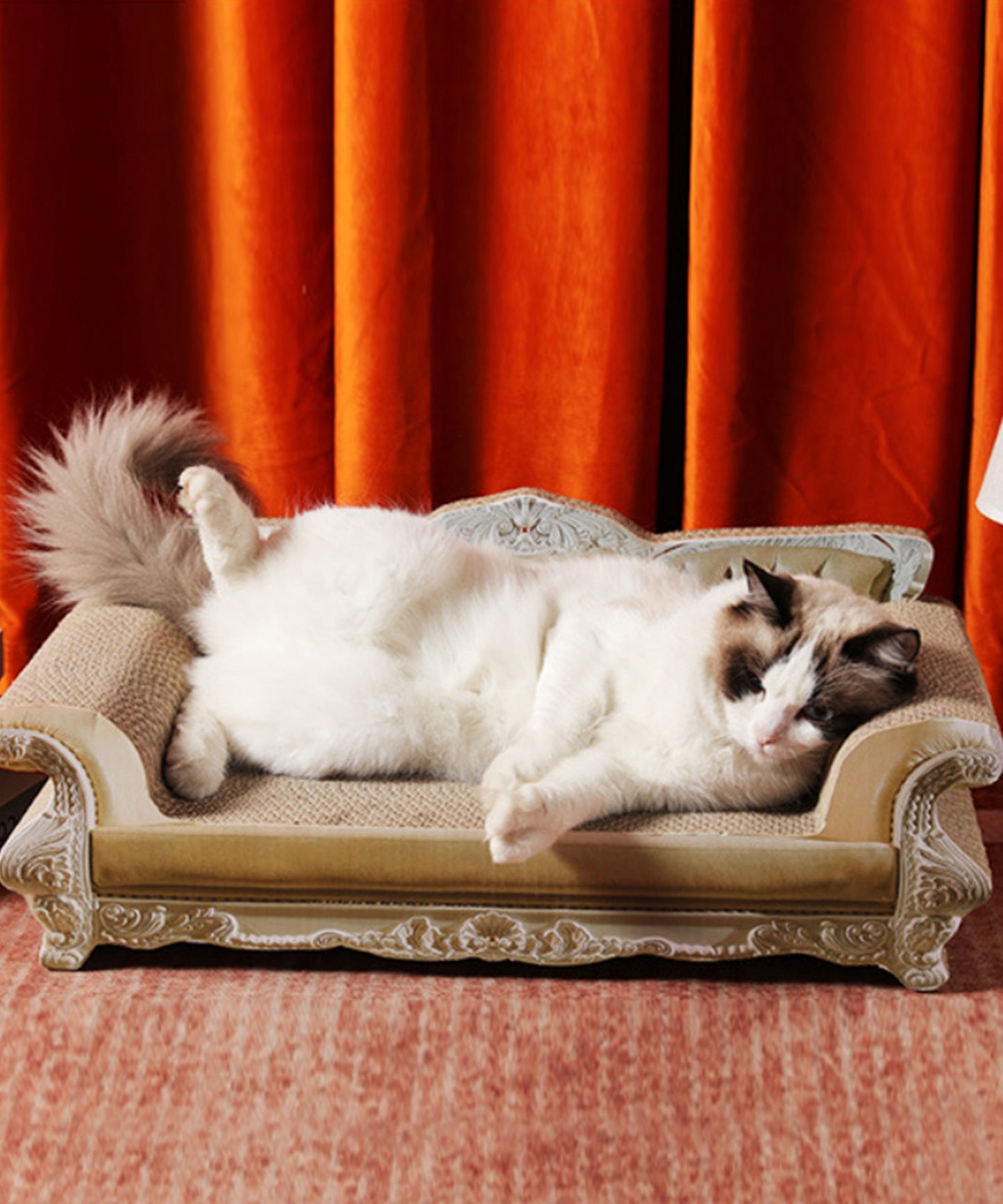 猫用爪とぎ高級ソファー型