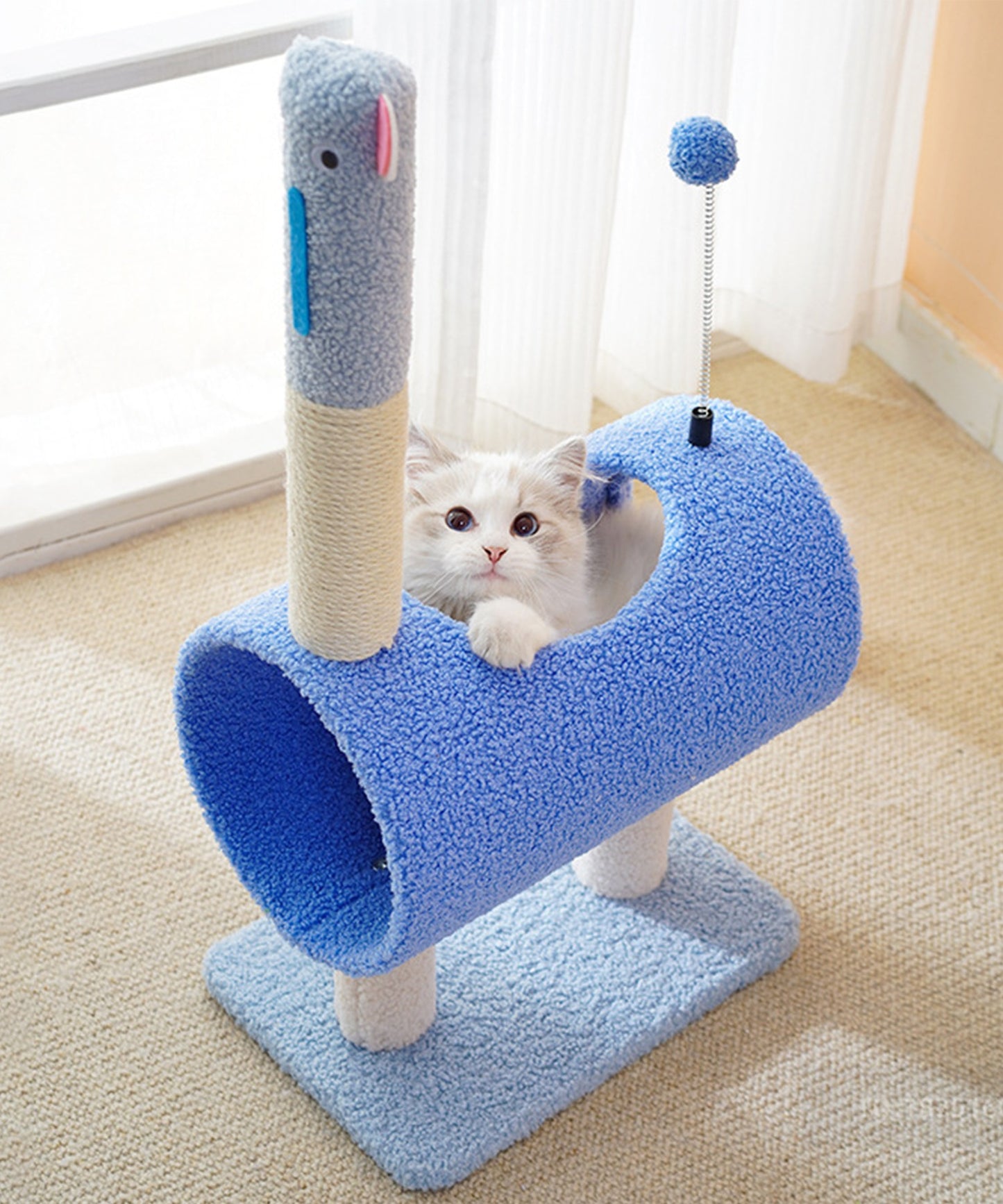 動物形キャットタワー猫用おもちゃ