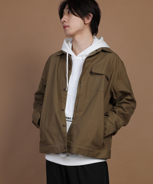 【aimoha Men's】 オーバーサイズ カラーシャツジャケット