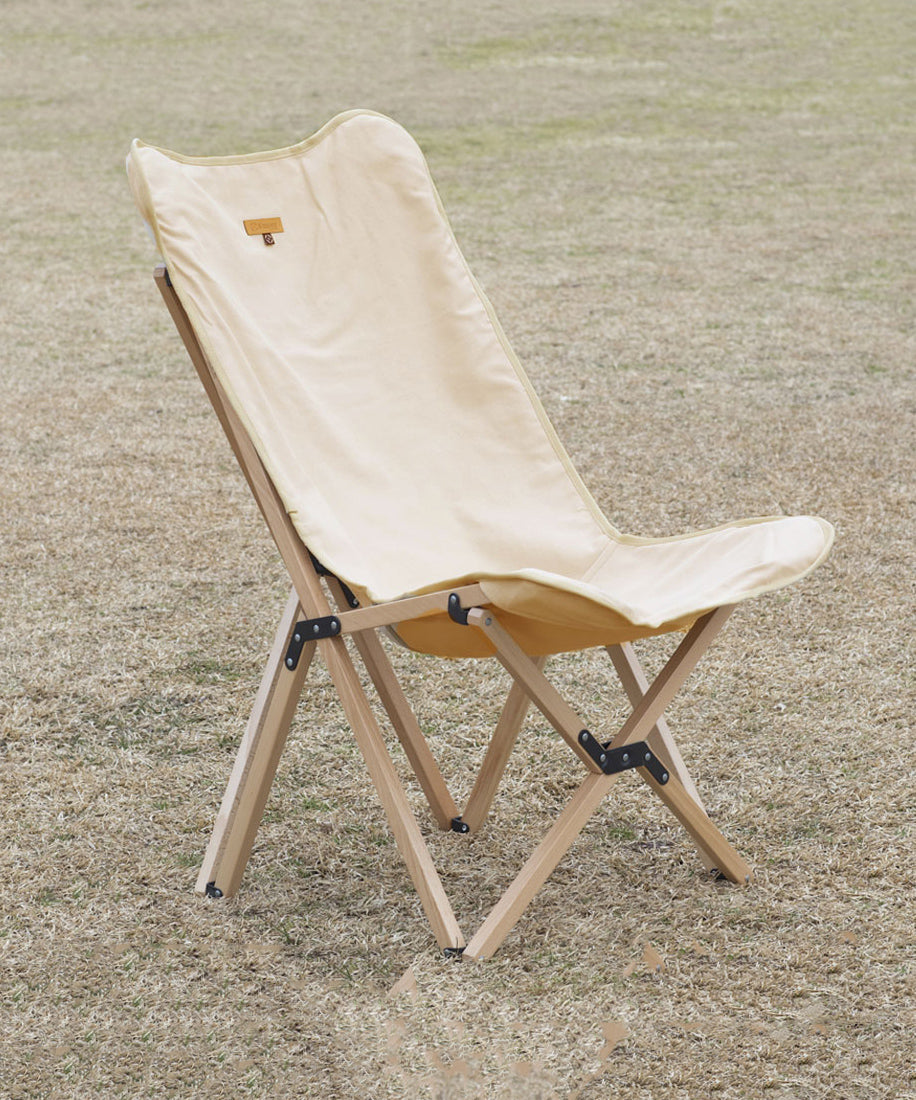 【 S'more Woodi pack chair 】ウッディーパックチェア ブナ材 木製キャンバスチェア